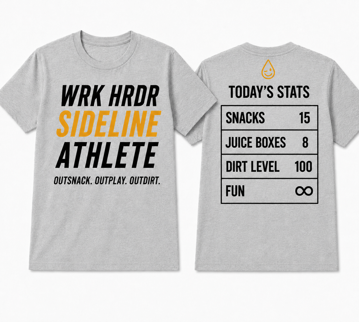 Kids WRK HRDR Sideline Athlete Tee