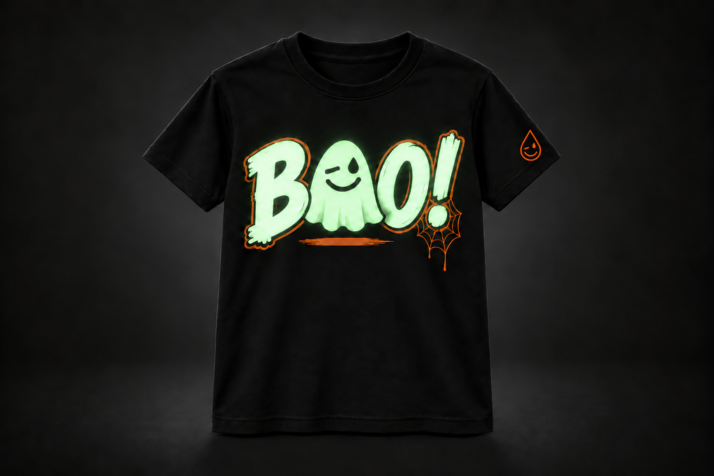 WRK HRDR Boo! Glow in Dark Tee (Kids)