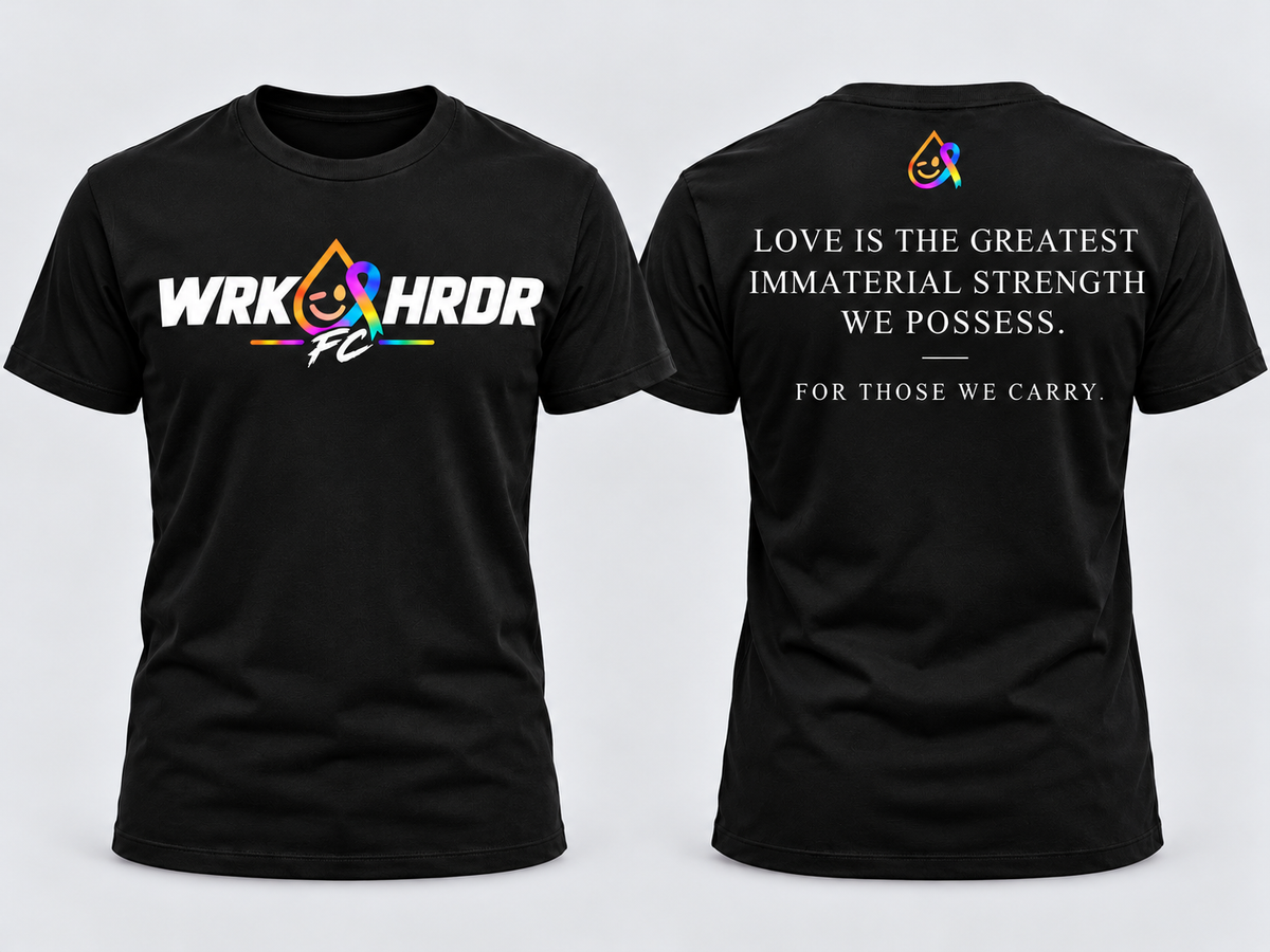WRK HRDR FC "For Those We Carry" Tee - Adults & Kids