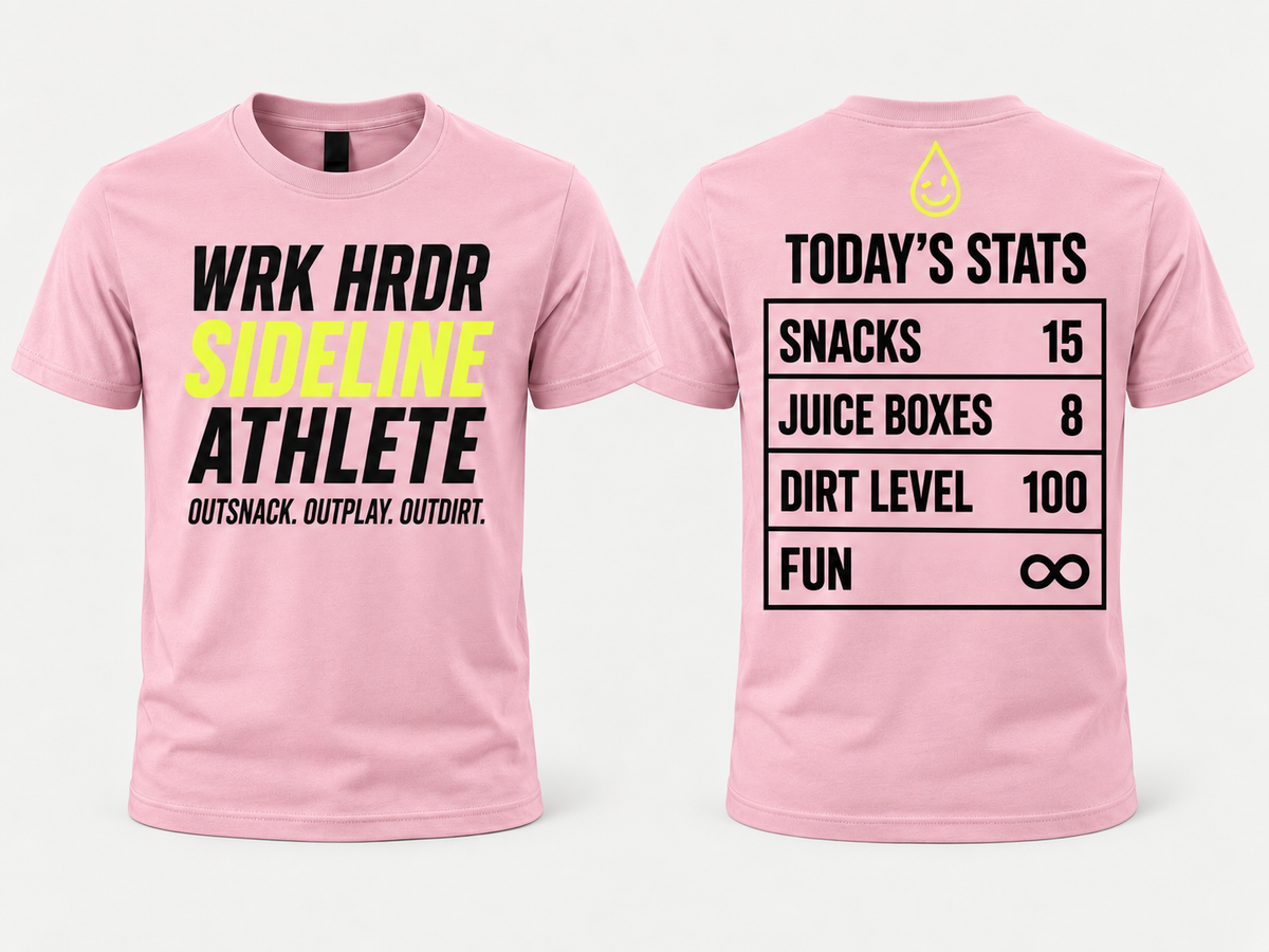 Kids WRK HRDR Sideline Athlete Tee