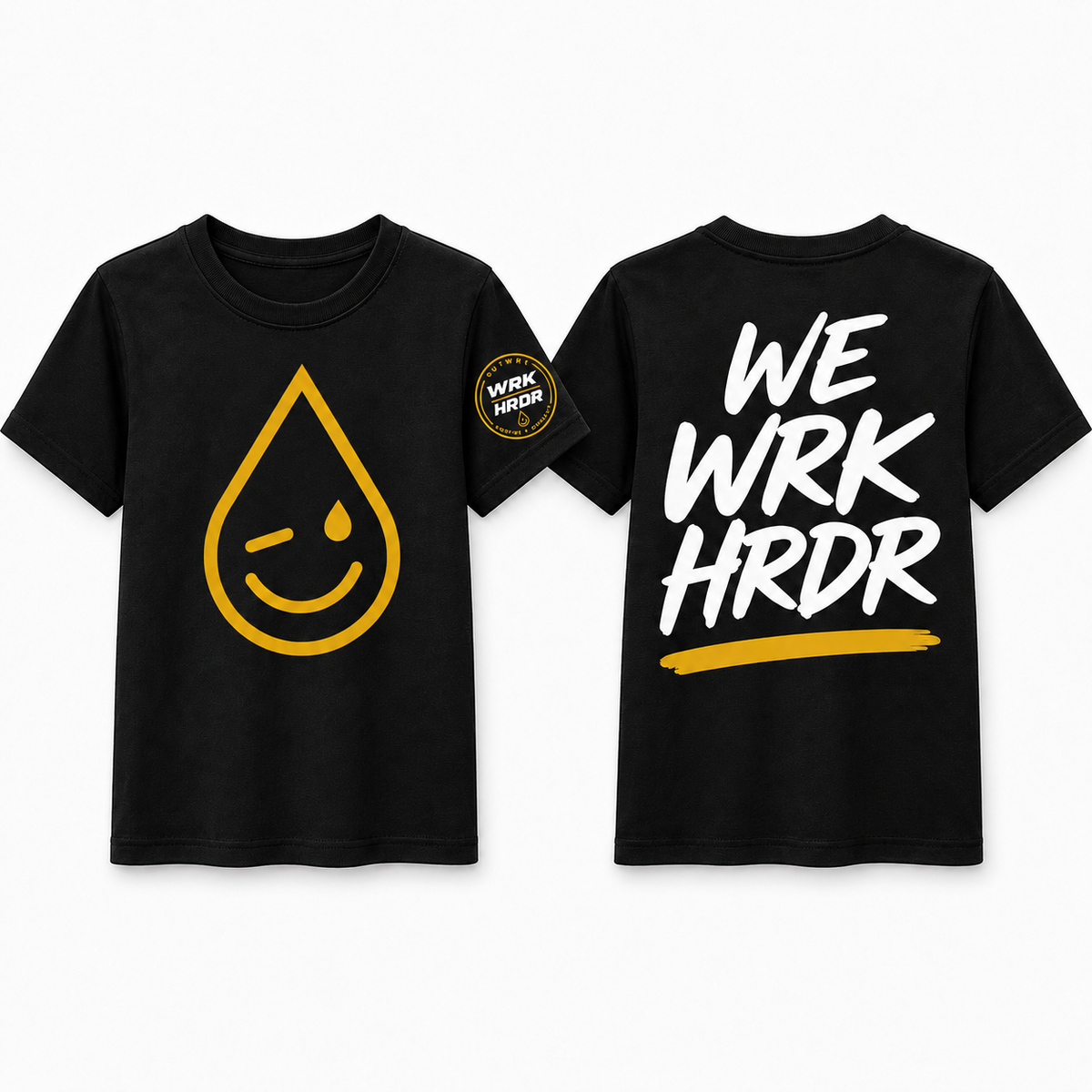 Kids WE WRK HRDR Every day Tee