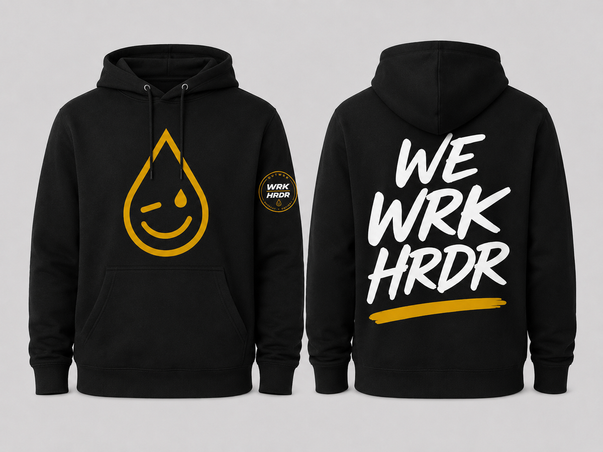 WE WRK HRDR Hoodie (Kids and Adults)