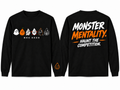 WRK HRDR Monster Mentality Long sleeve (Adults and Kids)