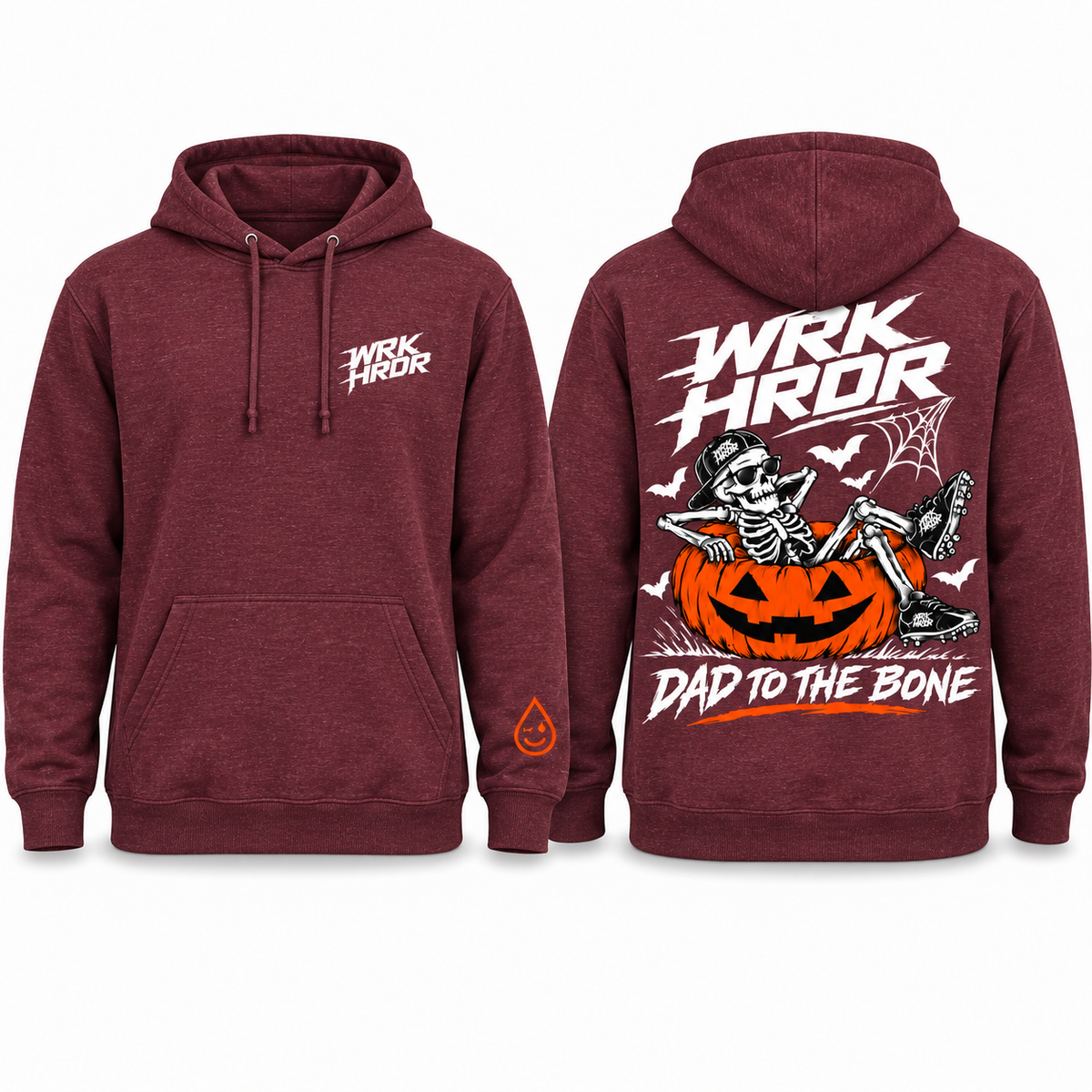WRK HRDR Dad To The Bone Hoodie