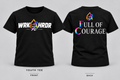 WRK HRDR FC "Full of Courage" Tee - Adults & Kids