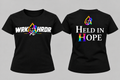 WRK HRDR FC "Held in Hope" Tee - Adults & Kids