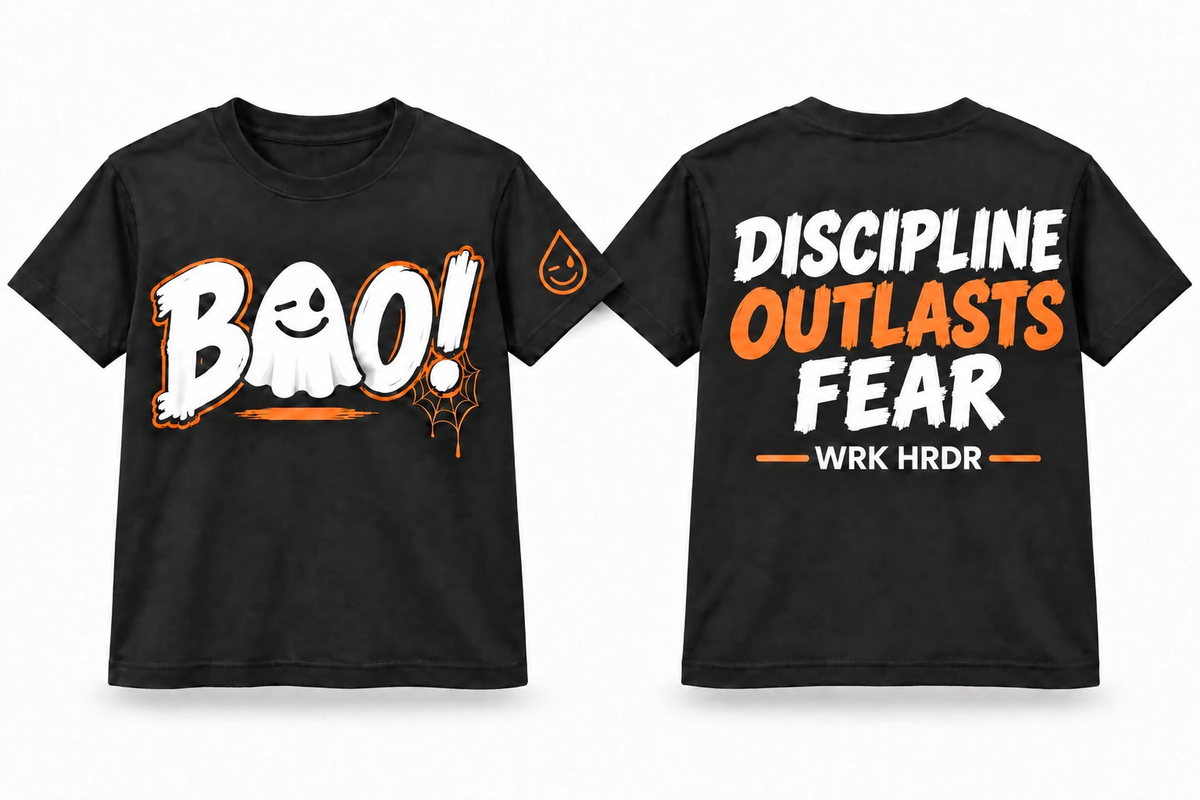WRK HRDR Boo! Glow in Dark Tee (Kids)