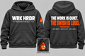 WRK HRDR Basketball "The Swish is Loud" Hoodie - Adults and Kids
