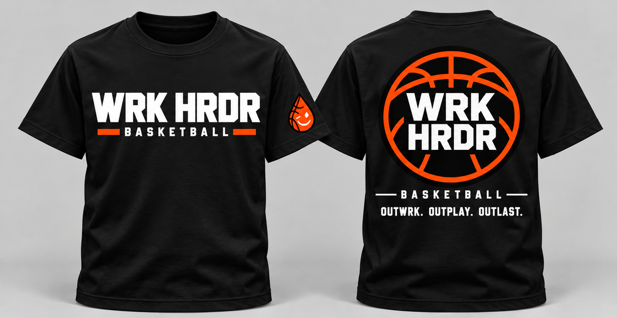 WRK HRDR Basketball Tee - Adults & Kids