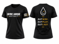Women WRK HRDR Softball Performance Tee