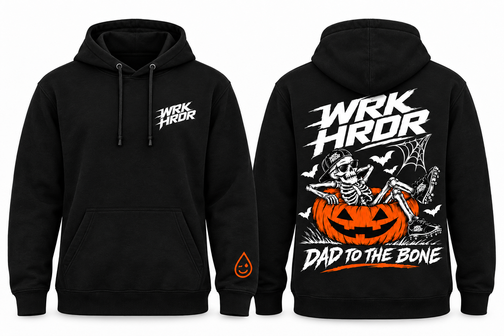 WRK HRDR Dad To The Bone Hoodie